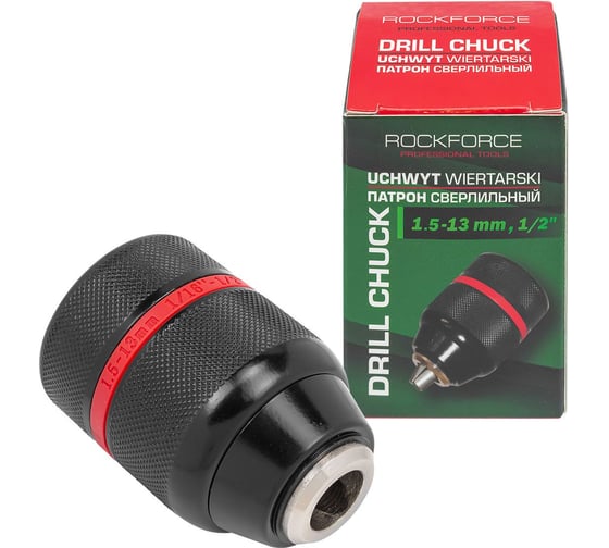 Изображение товара Патрон цанговый для дрели Rockforce 2-13мм, 1/2" RF-G00521(61434)