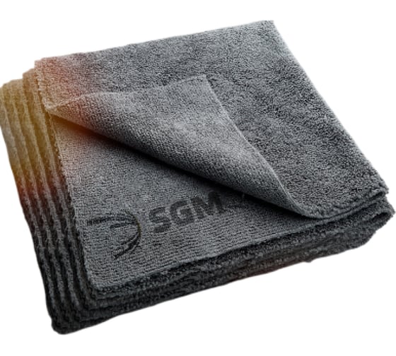 Изображение товара Тряпка микрофибра SGM для автомобиля 40х40 см, 5 шт SGM.TOWEL.S.5