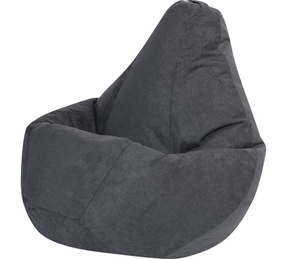 Изображение товара Кресло-мешок DreamBag цвет графит Велюр 4XL 5023731