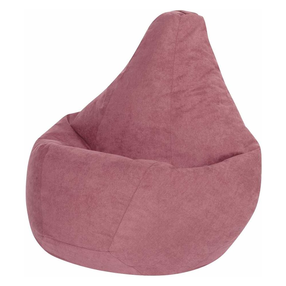 Изображение товара Кресло-мешок DreamBag бордового цвета из велюра XL
