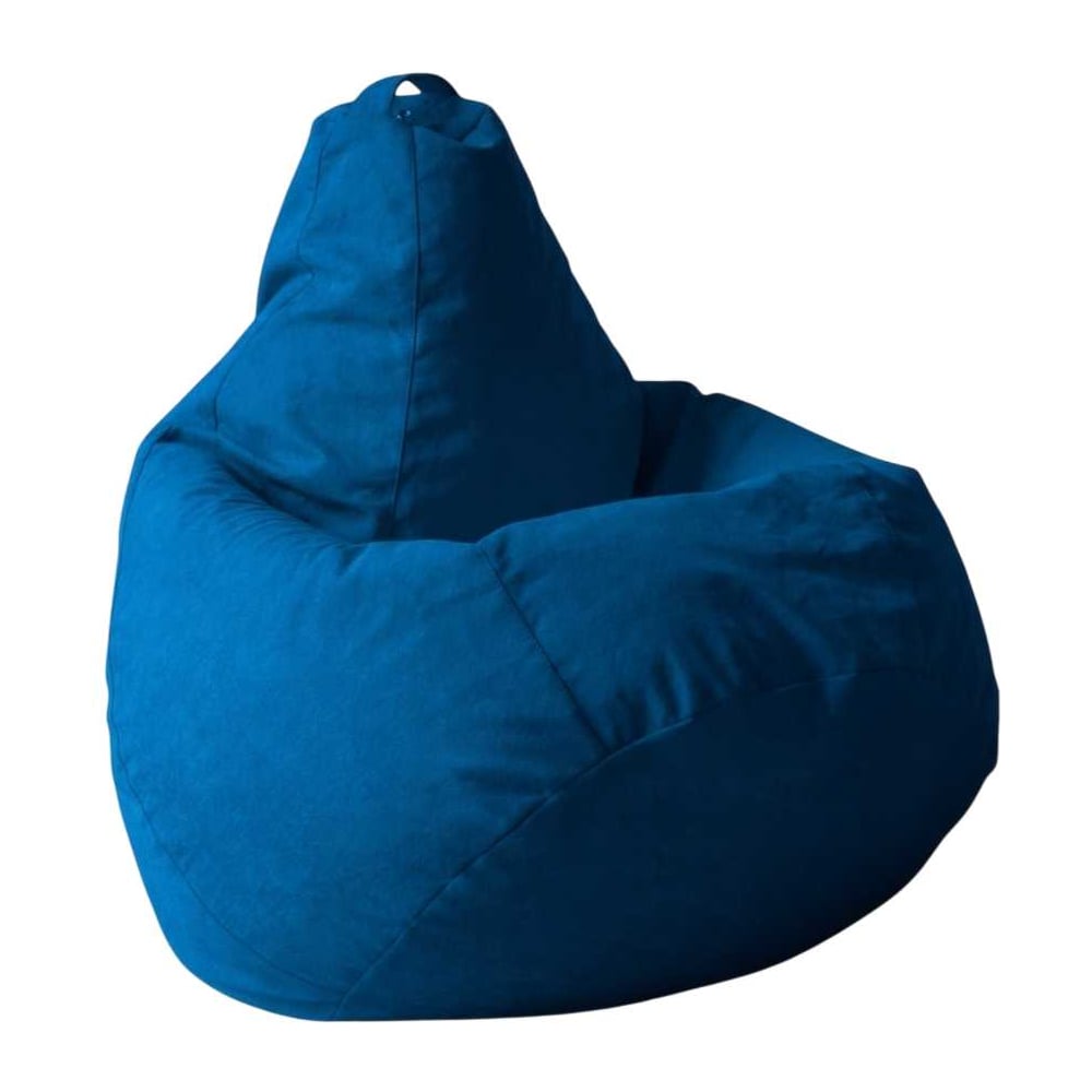 Изображение товара Кресло-мешок DreamBag 4XL синий Велюр комфортный и вместительный