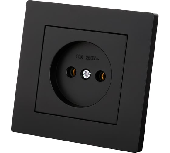 Изображение товара Розетка TDM ELECTRIC 2П 10А 250В черная Сенеж TDM SQ1816-0270