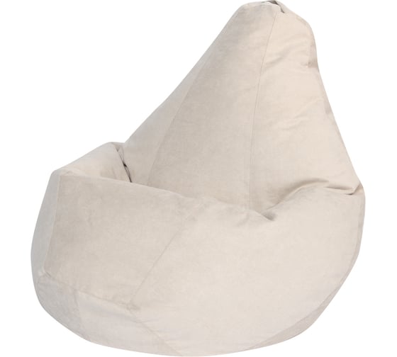Изображение товара Кресло-мешок DreamBag цвет светло-бежевый Велюр 5XL 5026641
