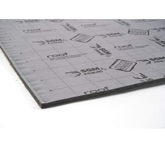 Изображение товара Шумоизоляция SGM Premium Prime Barrier Roof, 2 листа (большие листы 0.5х0.75 м/ 10 мм) SGM.RF.2
