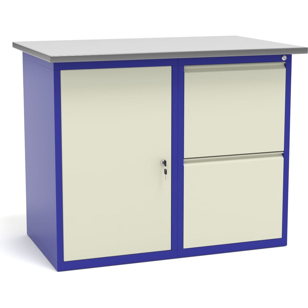 Изображение товара Верстак слесарный металлический Святогор СВ-2Т.01.02.11 профессиональный