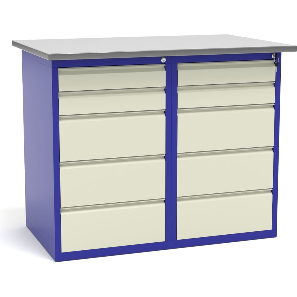 Изображение товара Верстак слесарный металлический Святогор СВ-2Т.05.05.11 профессиональный