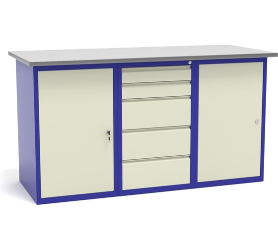 Изображение товара Верстак слесарный трехтумбовый Святогор СВ-3Т.01.05.01.16