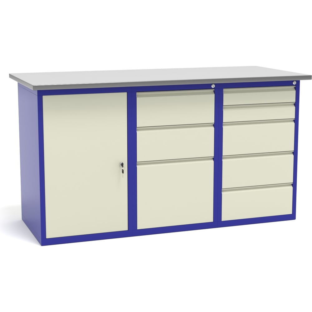 Изображение товара Верстак слесарный трехтумбовый Святогор СВ-3Т.01.03.05.16