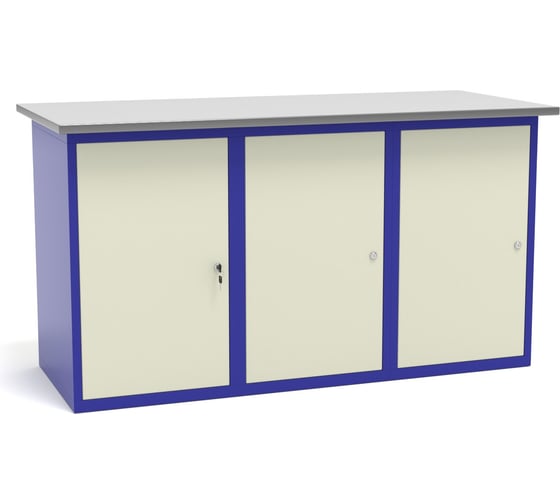 Изображение товара Верстак слесарный трехтумбовый Святогор СВ-3Т.01.01.01.16