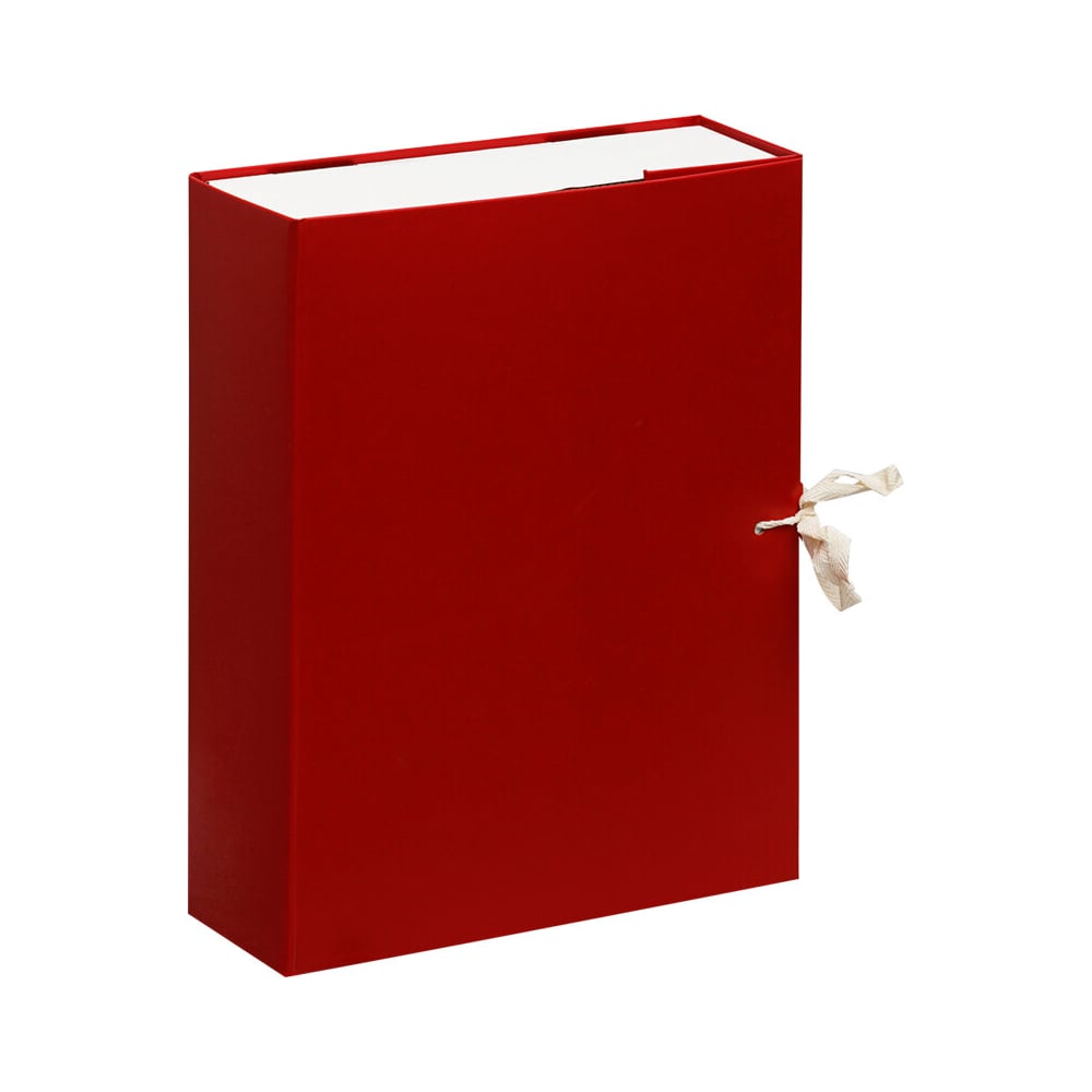 Архивный разборный короб OfficeSpace удостоверение 100 х 65 мм calligrata жёсткая обложка бумвинил красный