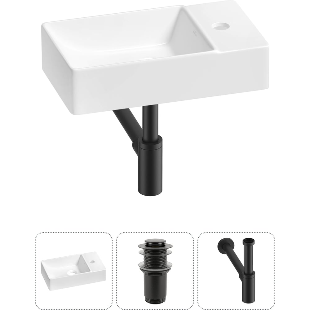 Изображение товара Мини-раковина для ванной комнаты или туалета Wellsee WC Area 3 в 1 белая