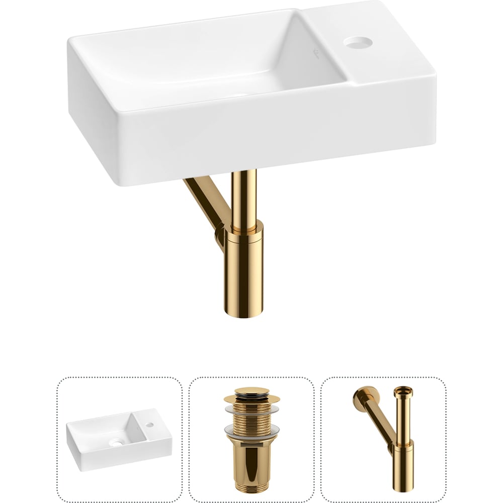 Изображение товара Мини-раковина для ванной комнаты и туалета Wellsee WC Area 3 в 1 белая