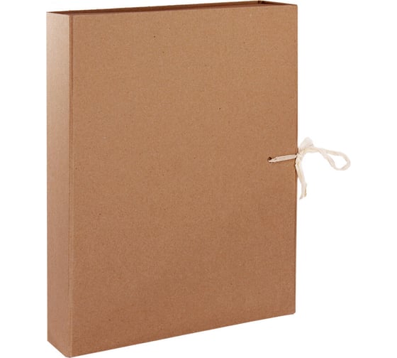 Изображение товара Архивный короб OfficeSpace с завязками разборный, без покрытия, 70 мм, клапан МГК, до 600 листов 312546