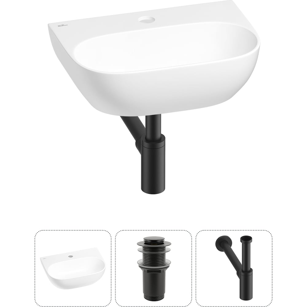 Изображение товара Мини-раковина для ванной комнаты или туалета Wellsee WC Area 3 в 1 белая