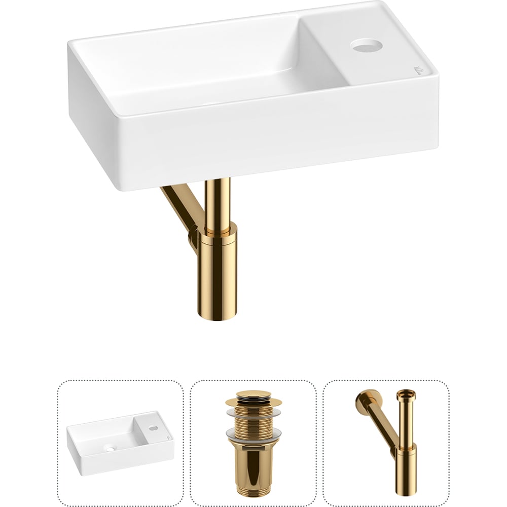 Изображение товара Мини-раковина для ванной комнаты или туалета Wellsee WC Area 20213616R стиль современный