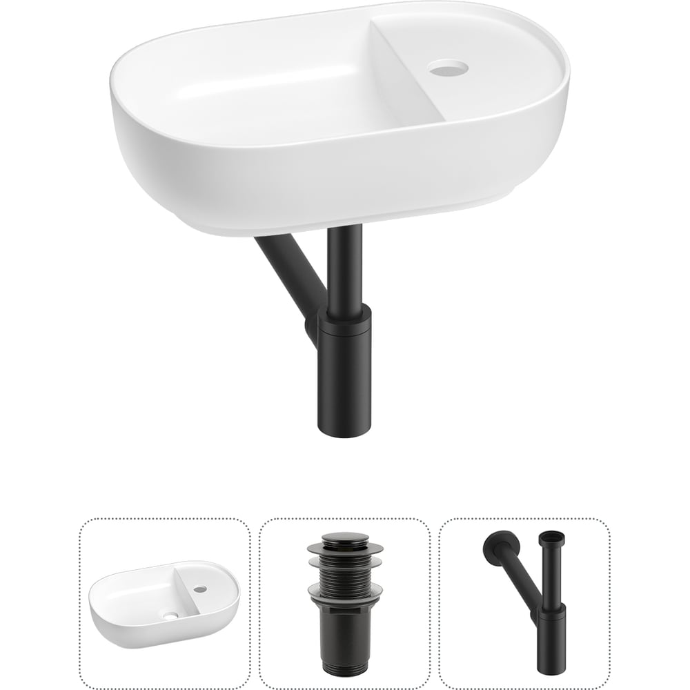 Изображение товара Мини-раковина для ванной комнаты и туалета Wellsee WC Area 3 в 1 фарфор белый