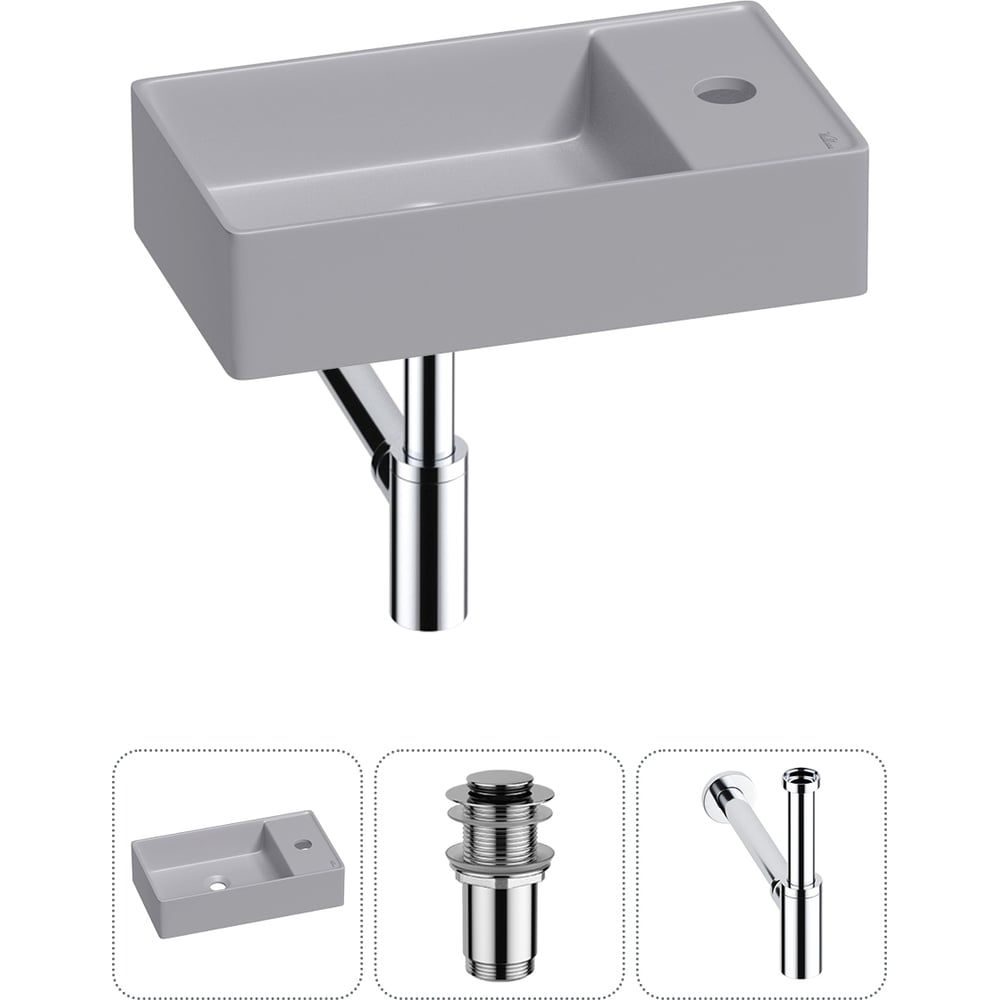 Изображение товара Мини-раковина для ванной комнаты или туалета Wellsee WC Area 20213751R компактная мебель