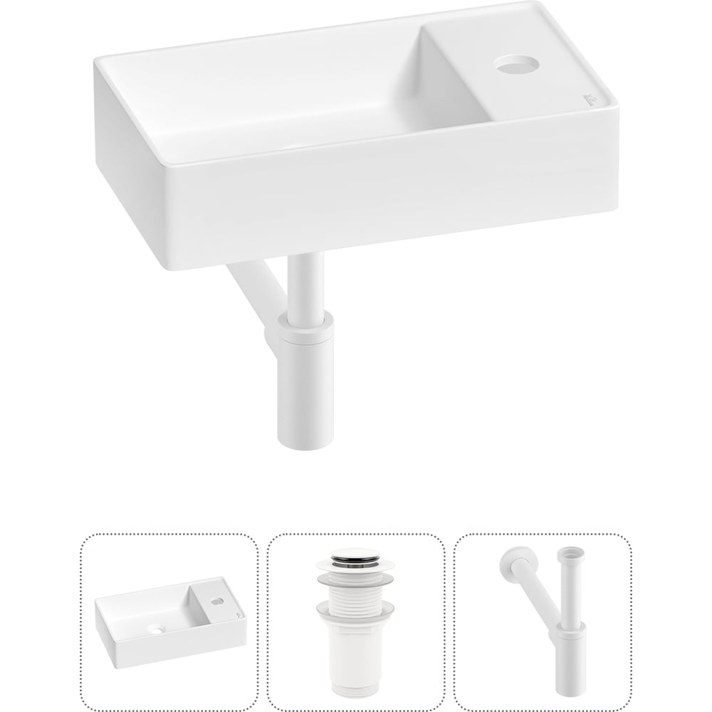 Изображение товара Мини-раковина для ванной комнаты или туалета Wellsee WC Area 3 в 1