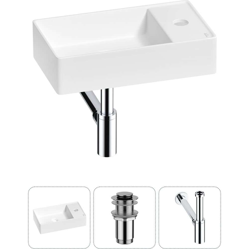 Изображение товара Мини-раковина для ванной комнаты или туалета Wellsee WC Area 3 в 1