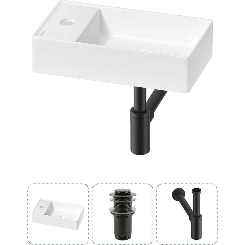 Изображение товара Мини-раковина для ванной комнаты или туалета Wellsee WC Area 3 в 1