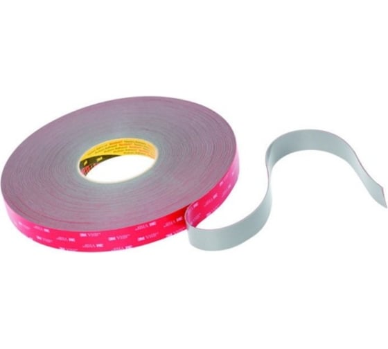 Изображение товара Сильная двусторонняя клейка лента 3М 060GF VHB  9мм х 5м, серая 060GF95