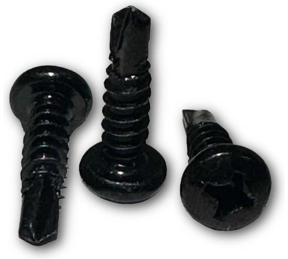 Изображение товара Саморез boltnn.ru DIN 7504 N 4,2x16 цинк черный 100 шт 4687206398771