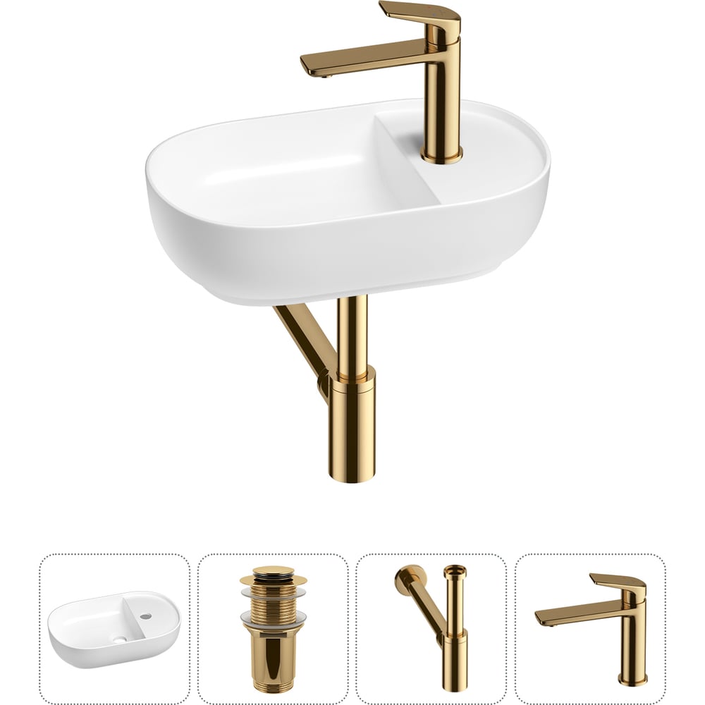 Изображение товара Мини-раковина для ванной комнаты или туалета Wellsee WC Area 4 в 1