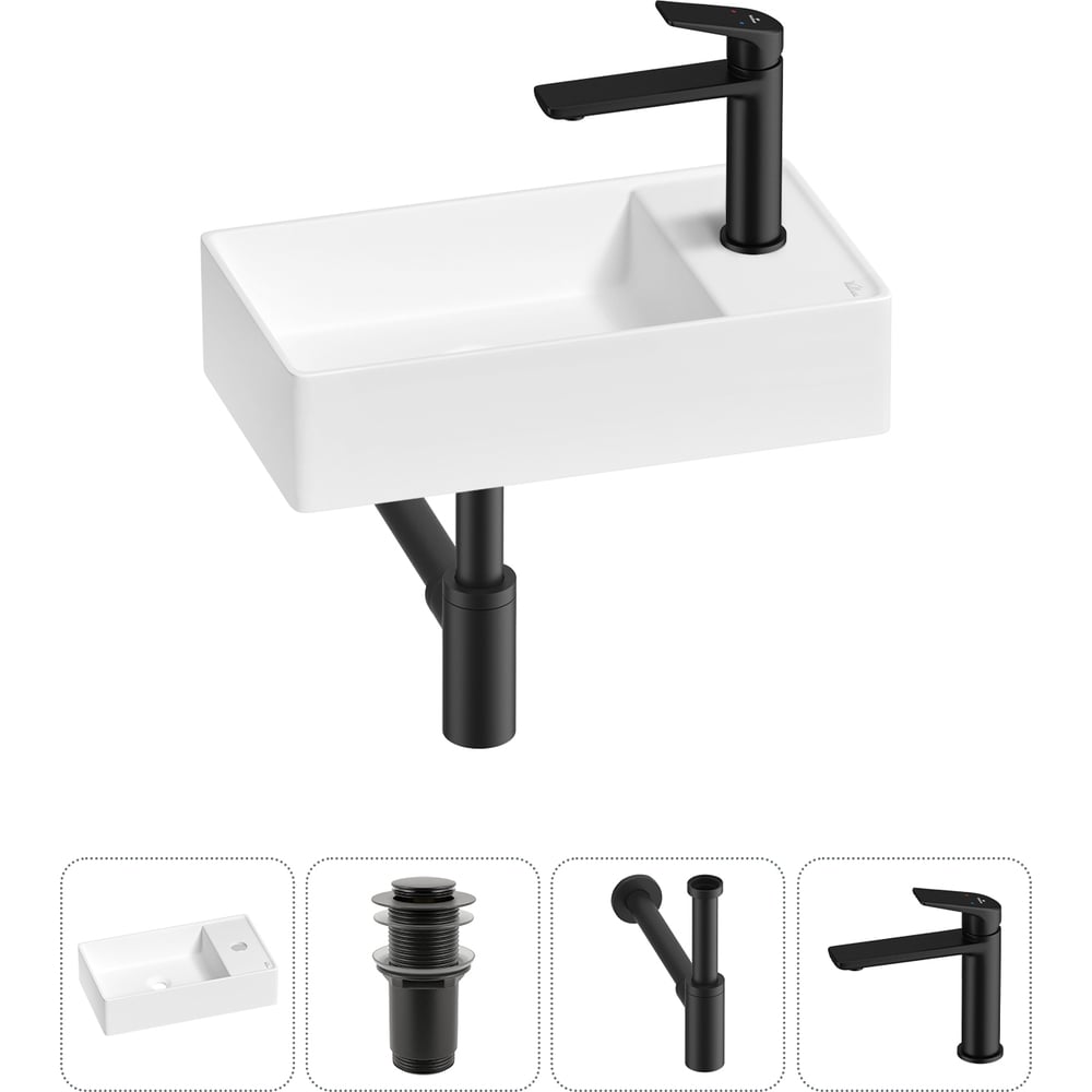 Изображение товара Мини-раковина Wellsee WC Area 4 в 1 для ванной и туалета