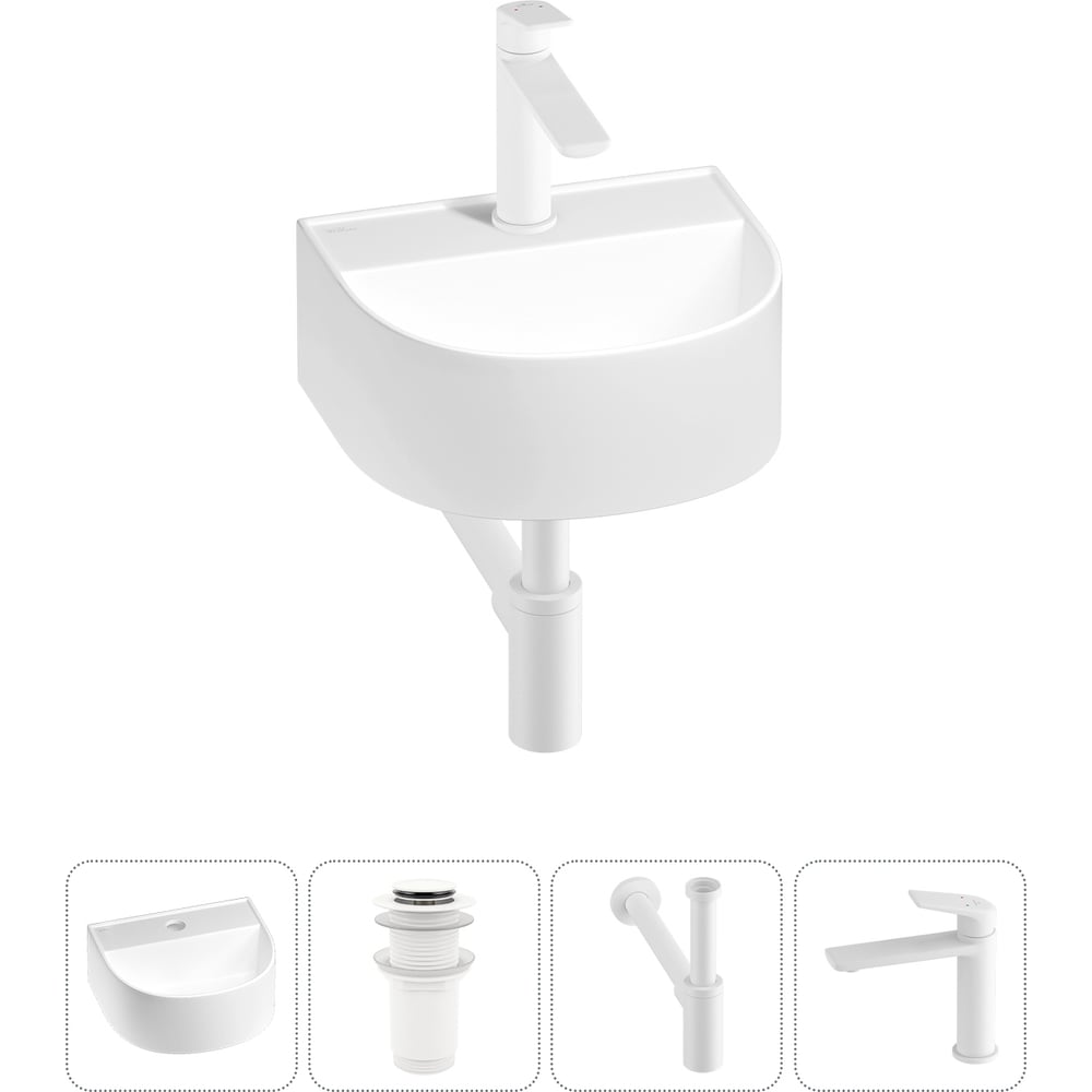 Изображение товара Мини-раковина Wellsee WC Area 4 в 1 модель 20212120R
