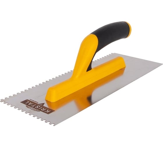 Изображение товара Гребёнка профессиональная KRISTAL, 300х120 мм, зуб 4х4, нержавейка, 36535