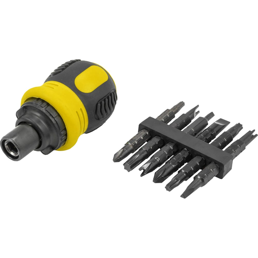 Изображение товара Отвертка реверсивная в комплекте с битами WMC TOOLS набор WMC-32807MR(62038)