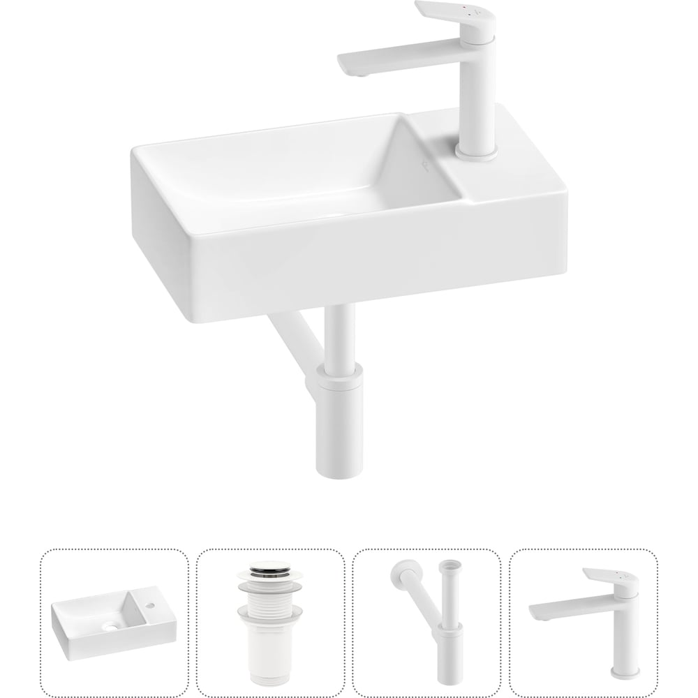 Изображение товара Мини-раковина для ванной комнаты Wellsee WC Area 4 в 1