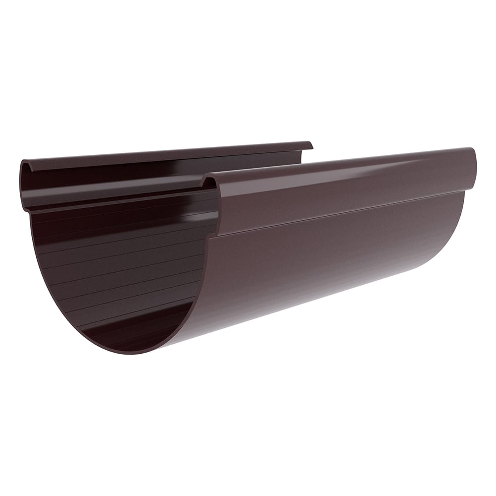 Изображение товара Желоб водоотводный Grand Line Дизайн 135 ПВХ 3м шоколадный