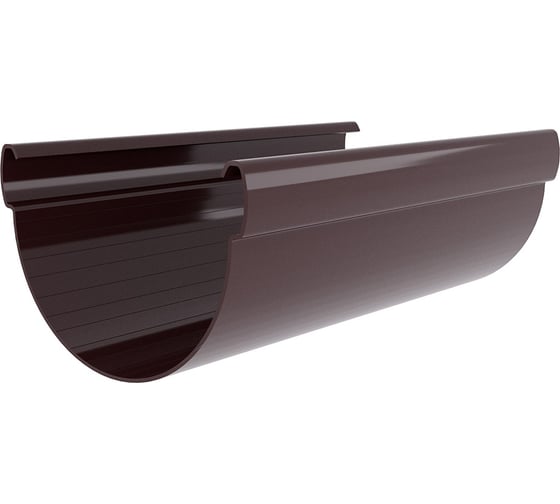 Изображение товара Желоб Grand Line Дизайн 135 ПВХ GL 3м шоколадный (RAL 8017), 422284