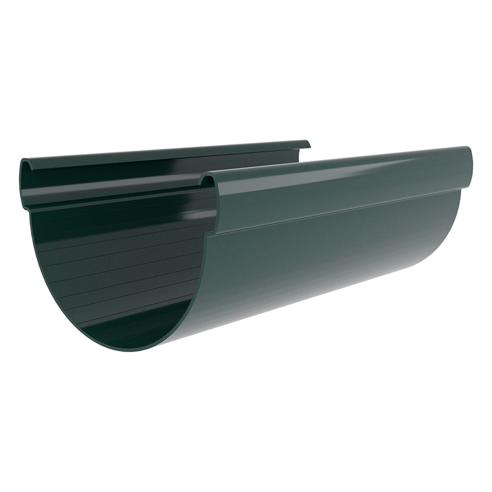 Изображение товара Желоб водосточный Grand Line 135 ПВХ 3 м зеленый RAL 6005