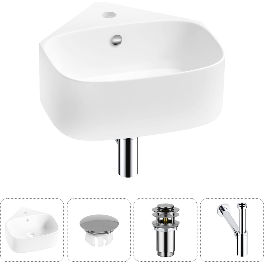 Изображение товара Мини-раковина Wellsee WC Area 4 в 1 для ванной и туалета