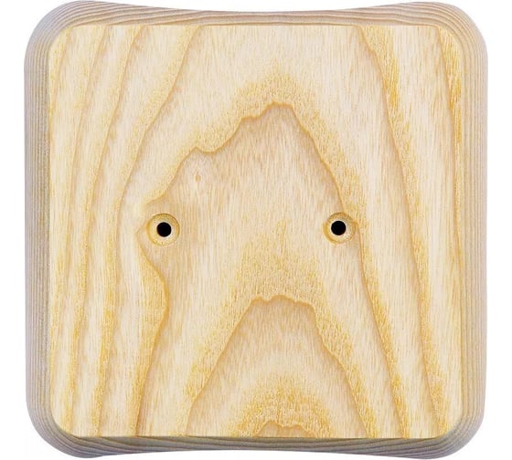 Изображение товара Накладка МЕЗОНИНЪ D240мм, квадрат, (распайки, светильник), 1-местная, сосна GE71749-00p