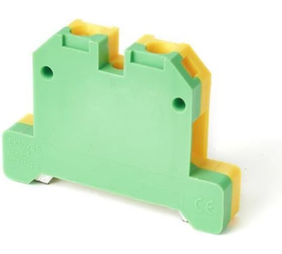 Изображение товара Колодка клеммная HLT JXB-10PEN 10мм, JXB-земля, 40 штук/упаковка 081-23-04