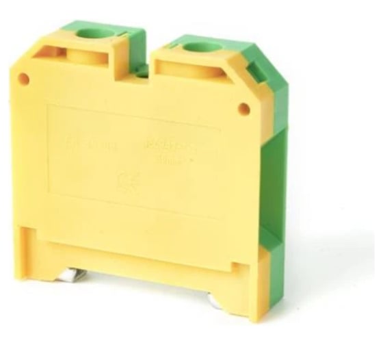 Изображение товара Колодка клеммная HLT JXB-35PEN 35мм, JXB-земля, 20 штук/упаковка 081-23-06