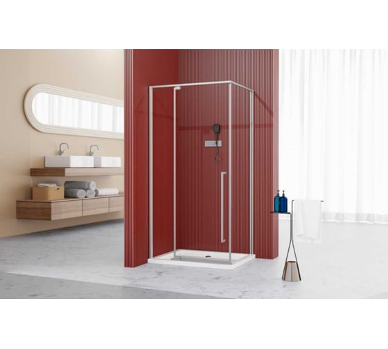 Изображение товара Ограждение душевое Esbano ESA-108PS-C хром ESOGA108PSC