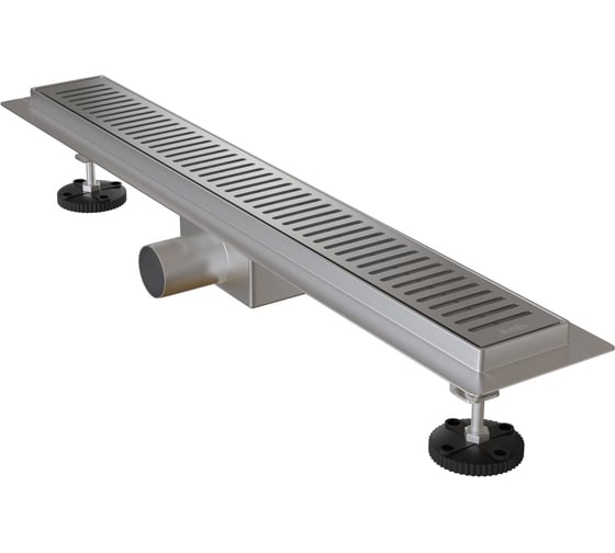 Изображение товара Лоток душевой IDDIS горизонтальный выпуск, комбинированный затвор, перфорированная решетка, 600мм, хром, 975A6SB10DZ