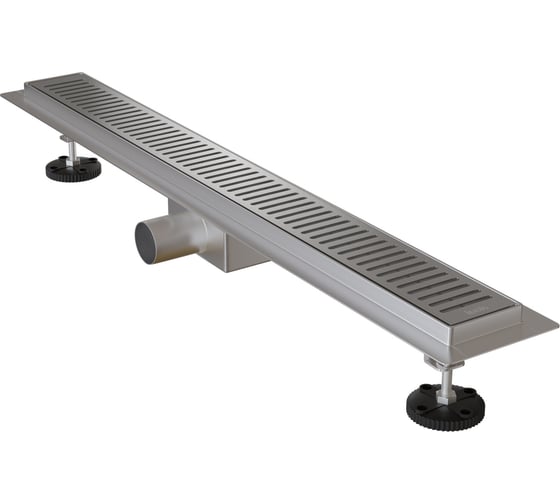 Изображение товара Лоток душевой IDDIS горизонтальный выпуск, комбинированный затвор, перфорированная решетка, 700мм, хром, 975A7SB10DZ