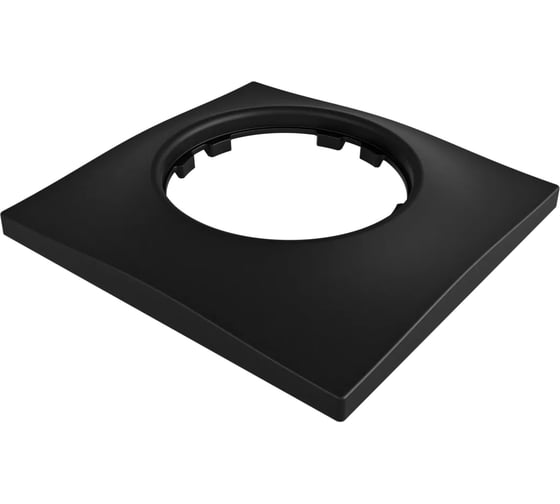 Изображение товара Рамка МЕЗОНИНЪ 1-местная пластиковая, встраиваемая, волна, цвет - антрацит GE35731-58