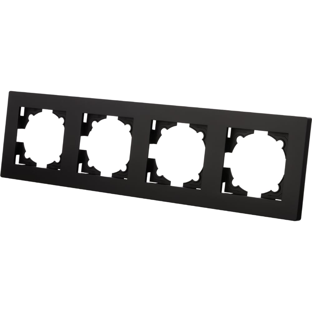 Изображение товара Рамка TDM ELECTRIC 4-х постовая черная Сенеж SQ1816-0332