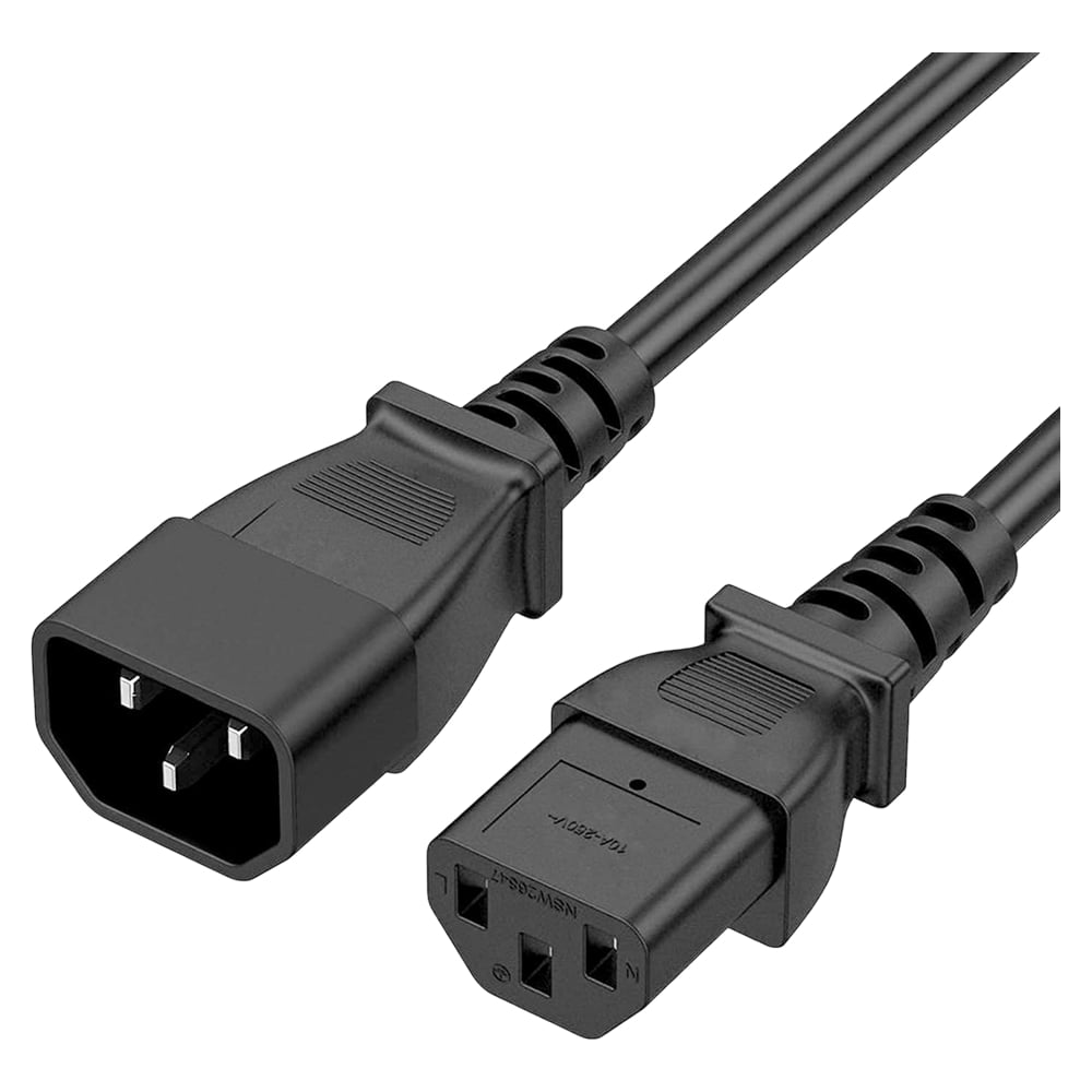 Изображение товара Кабель питания 5bites IEC-320-C13 UPS - IEC-320-C14, 220V, сечение 3x0.75мм2, 1м PC107-10A