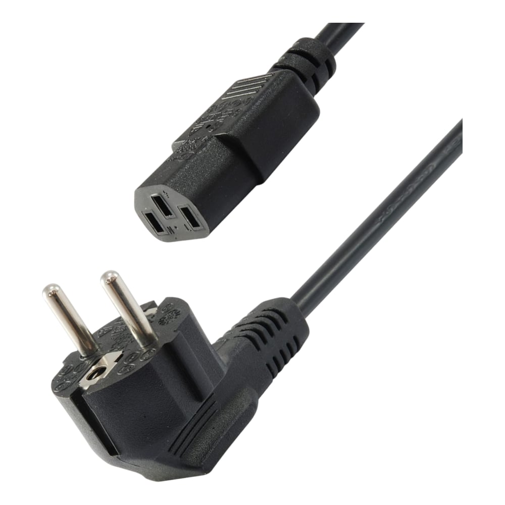 Изображение товара Кабель питания 5bites евровилка IEC-320-C13 3м черный PC205-30A