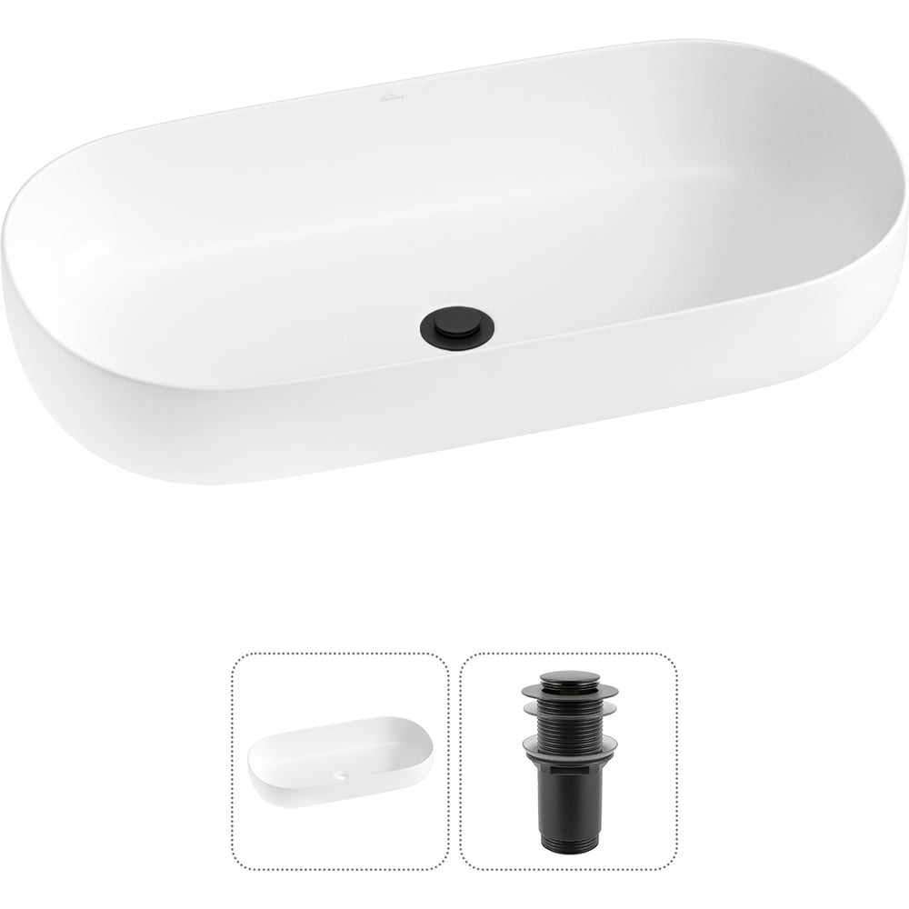 Изображение товара Накладная раковина для ванной Wellsee Chic Riviera 2 в 1