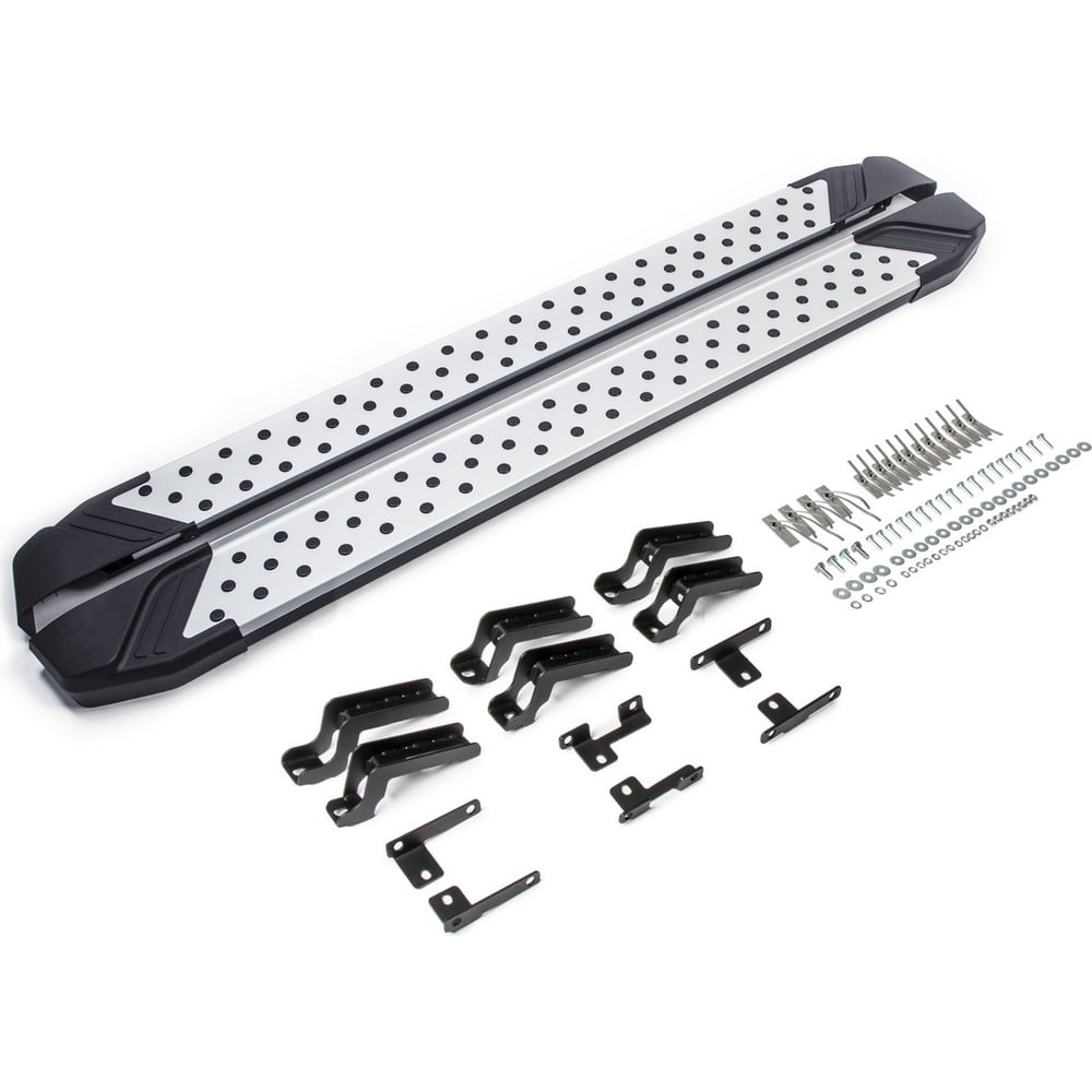 Изображение товара Пороги Rival Bmw-Style круг для Haval F7 и F7x 2019-2024 алюминий