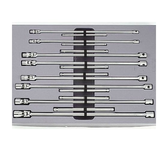 Изображение товара Набор карданных торцевых ключей на Т-обр. удлинителе FORCE 8 пр 50816