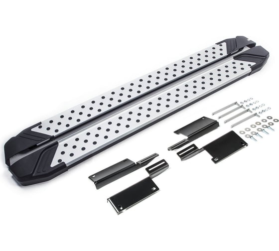 Изображение товара Пороги на автомобиль Rival Bmw-Style круг для ВАЗ 2131 (4x4) 5-дв. (вкл. Urban) 1993-2019-н.в., 180 см, 2 шт., алюминий D180AL.6004.1